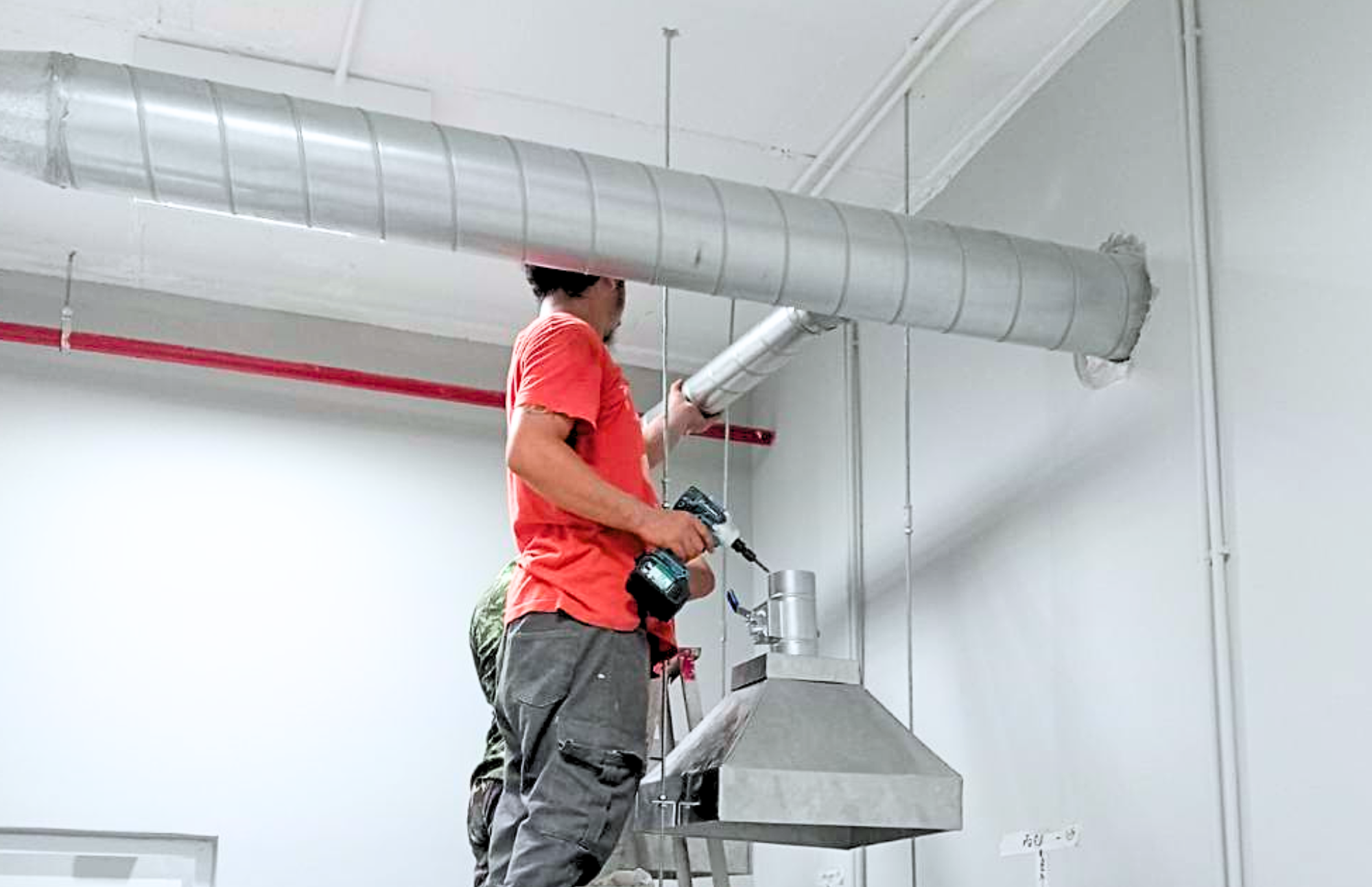 ติดตั้งท่อดูดอากาศ